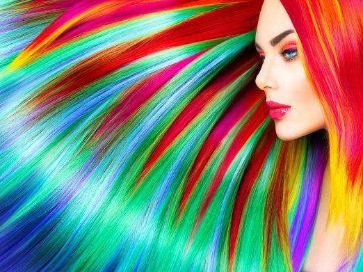 Hair color processing